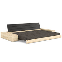 Base Sofa Bed With Storage Black Night / Mellow Brown