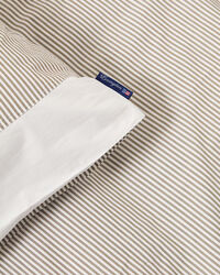 Striped Sengesett 150x210 + 50x60 cm Oliven / Hvit