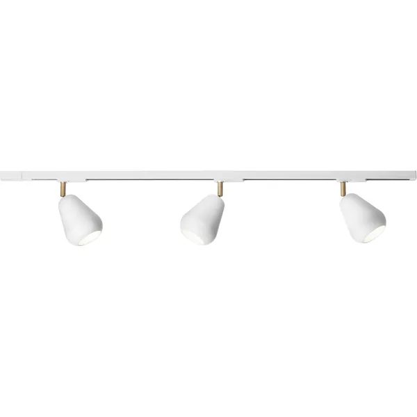 Anoli Spot Track 3 Spotlight Hvit / Nordic Gold