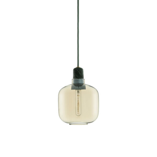 Amp Pendel Liten Gull/Green Marble