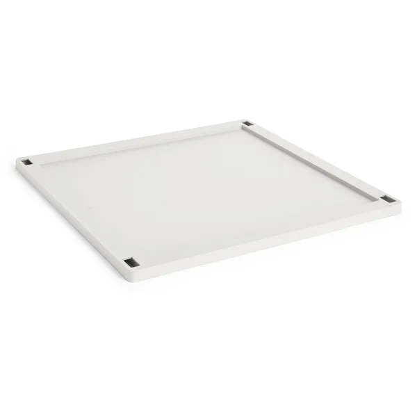 Colour Crate Plastic Large Square Lock Off-White