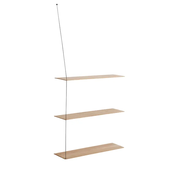 STEDGE Hylle 80cm White Pigmented Oak
