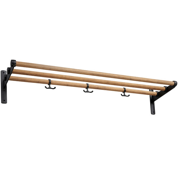 Nostalgi Hat Rack/Shoe Rack Black Fittings Hattehylde Sort Bamboo