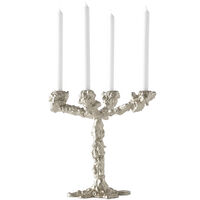 Drip Ljusstake 4 Armar Silver