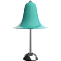 Pantop Bordslampa Ø23 Krom / Light Teal