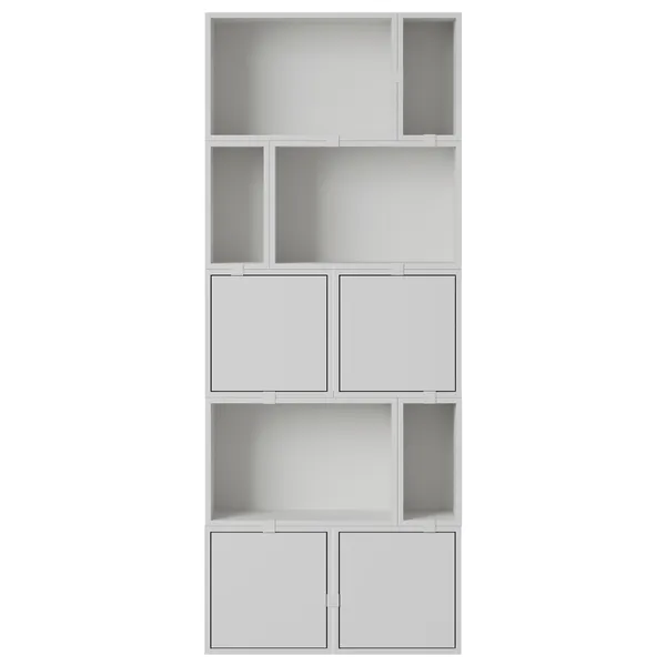 Stacked Configuration 8 Boghylde Grå