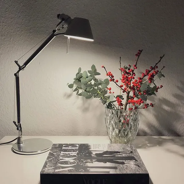 Tolomeo Micro Bordlampe Aluminium