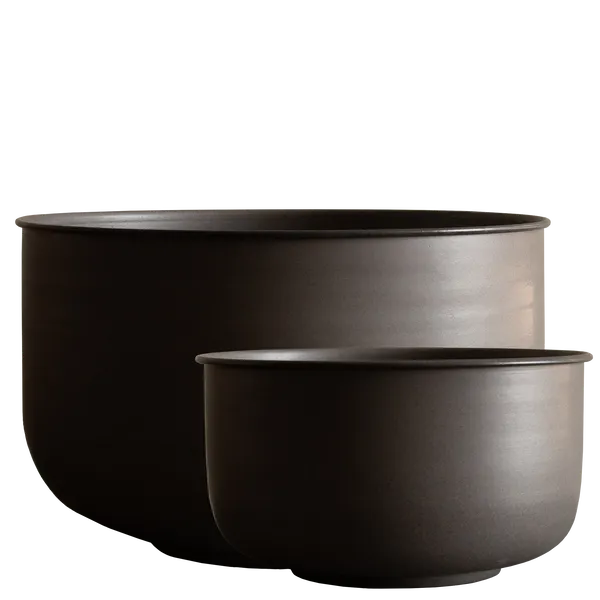 Out Wide Utomhuskrukor 2-pack Brun