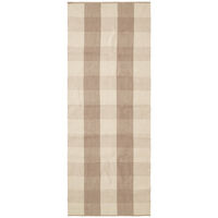 Checked Jute Matta 80x220 cm Beige/Natur