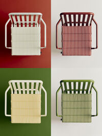 Terrazza Seat Cushion 40x40 cm Grey Bold Stripe