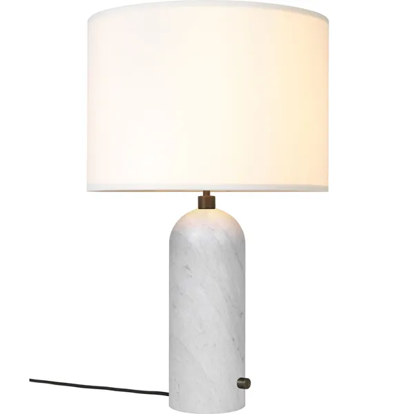 Gravity Bordslampa Stor Vit Marmor / Vit
