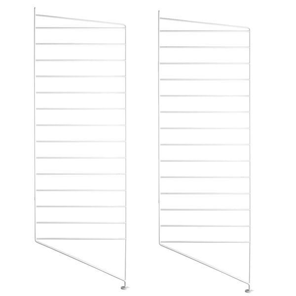 String Gavle Gulv 30x115 cm 2-pak Hvide