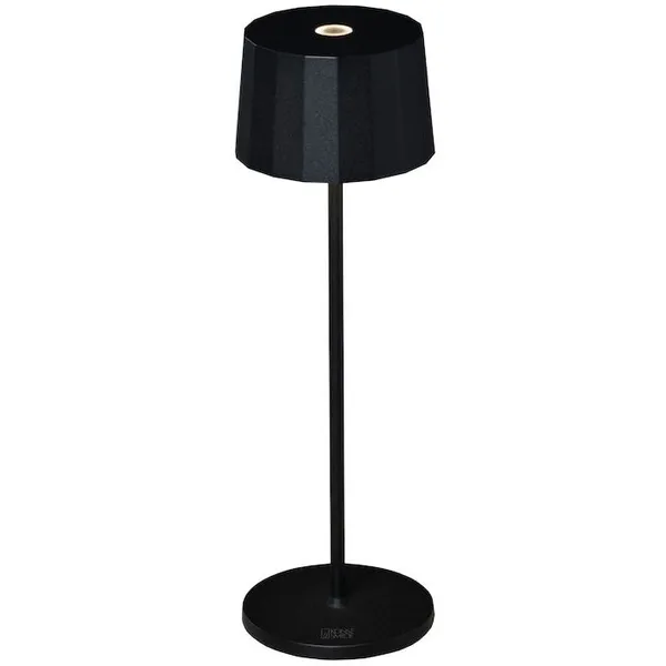 Positano Bordlampe Bærbar Sort