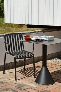 Palissade Cone Bord 65x65 cm Antrasitt