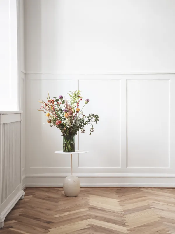 Lato LN9 Bord Oval Ivory White / Crema Diva Marble