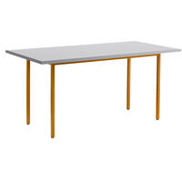 Two-Colour Pöytä 160x82 cm Ochre / Vaaleanharmaa
