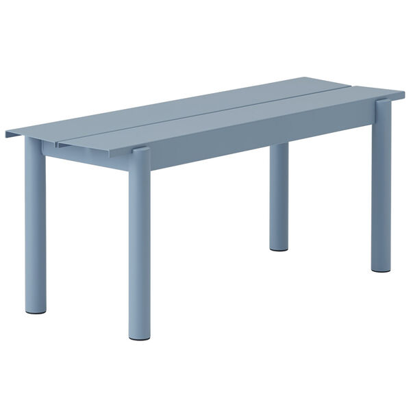 Linear Bänk Stål 110 cm Pale Blue