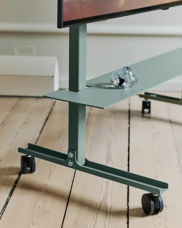 Straight Rollin' Tv Stand Mossy Green