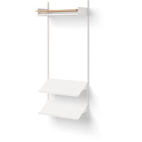 Wardrobe 1 Hylde Hvid / Eg