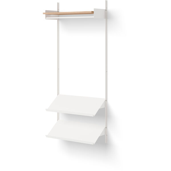 Wardrobe 1 Hylde Hvid / Eg