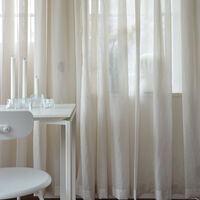 Grace Gardin Dobbel Bredde 290x290 cm Kritthvit