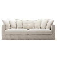 Verhoilu Le Grand Air Kolmipaikkaiselle Sohvalle Pellava Creamy White