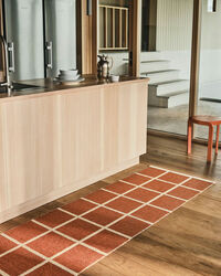 Criss Plastmatta Brick / Cream 180x260 cm