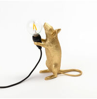 Mouse Lamp Lop Pöytävalaisin Kulta