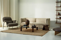 Lyra Armchair With Footstool Safire 0001
