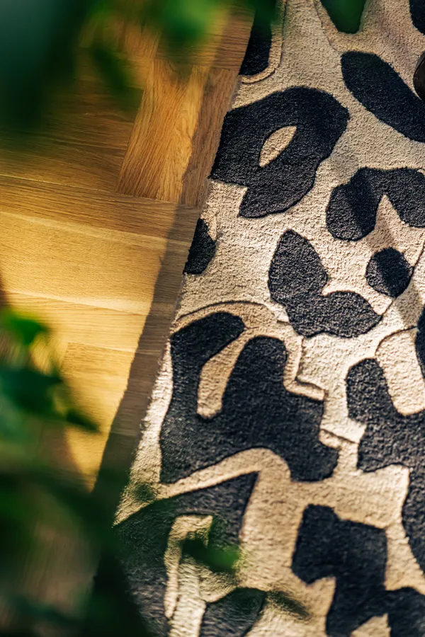 Leopard Ullmatta 250x350 cm Brun