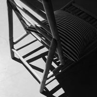 Loungefåtölj Bambu 55 cm Natur