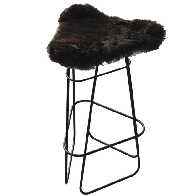 Iceland Barstol 82 cm Sort / Shorn Black