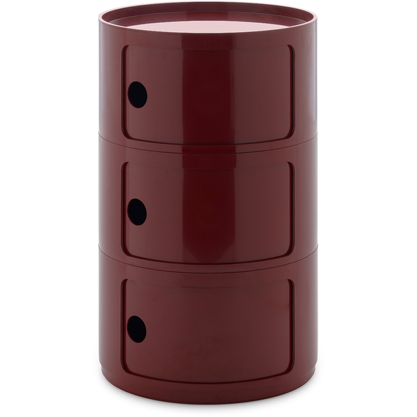 Componibili New Big Opbevaring Med 3 Rum Bourgogne