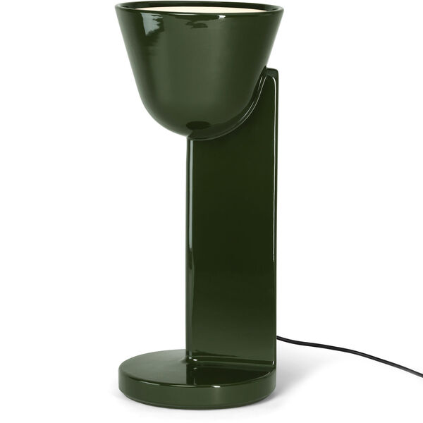 Céramique Up Bordlampe Moss Green