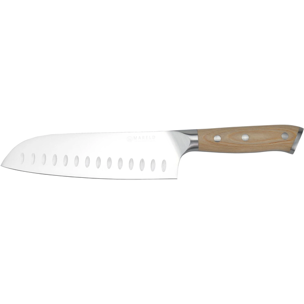 Santokukniv 18 cm Sort