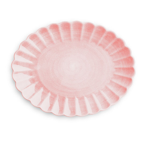 Oyster Fad 35x30 cm Lys Rosa