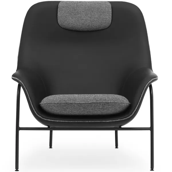 Drape High Fåtölj Ultra Leather 41599 / Hallingdal 166 / Svart