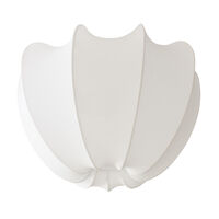Anna Mini Flush Ceiling Light Cotton White