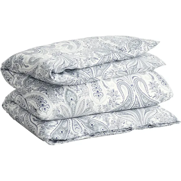 Key West Paisley Pussilakana 220x220 cm Heather Grey