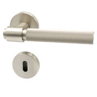 Helix 200 Euro Standard Dörrhandtag Med Nyckelhål Rostfri Look