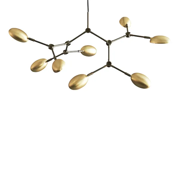 Drop Mini Lysekrone Bronze