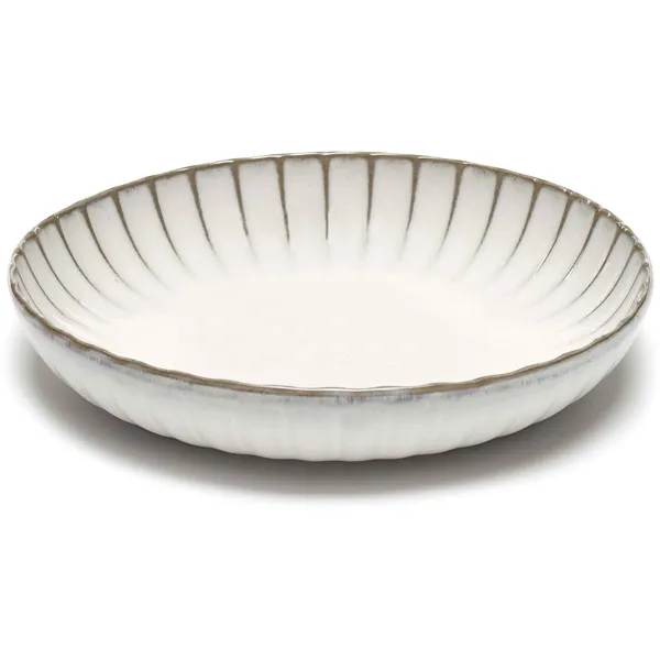 Inku Deep Plate Large White