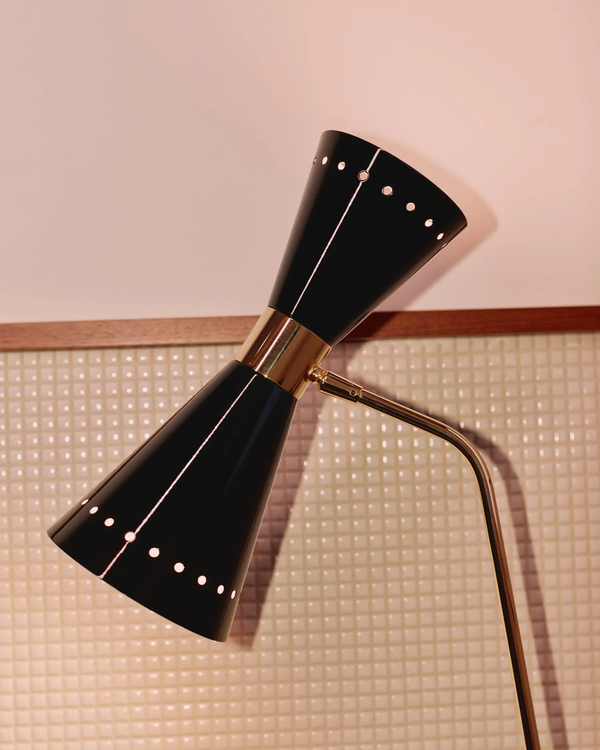 Megafono Bordlampe Sort