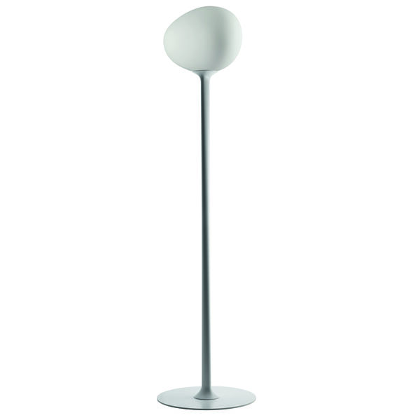 Gregg Media Floor Lamp E27 Graphite/White
