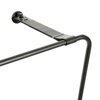 Copenhagen Klesstativ 160x75 cm Svart Metall