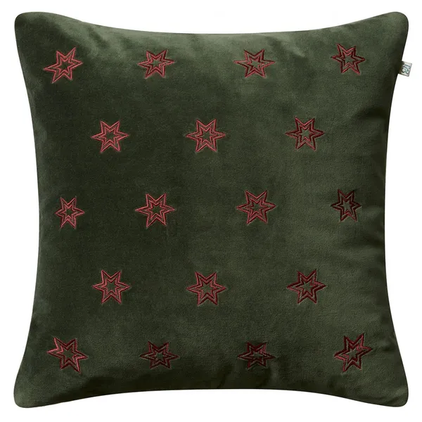 Star Putetrekk 50x50 cm Skogsgrønn