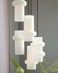 Pilule Down Pendel Glossy White