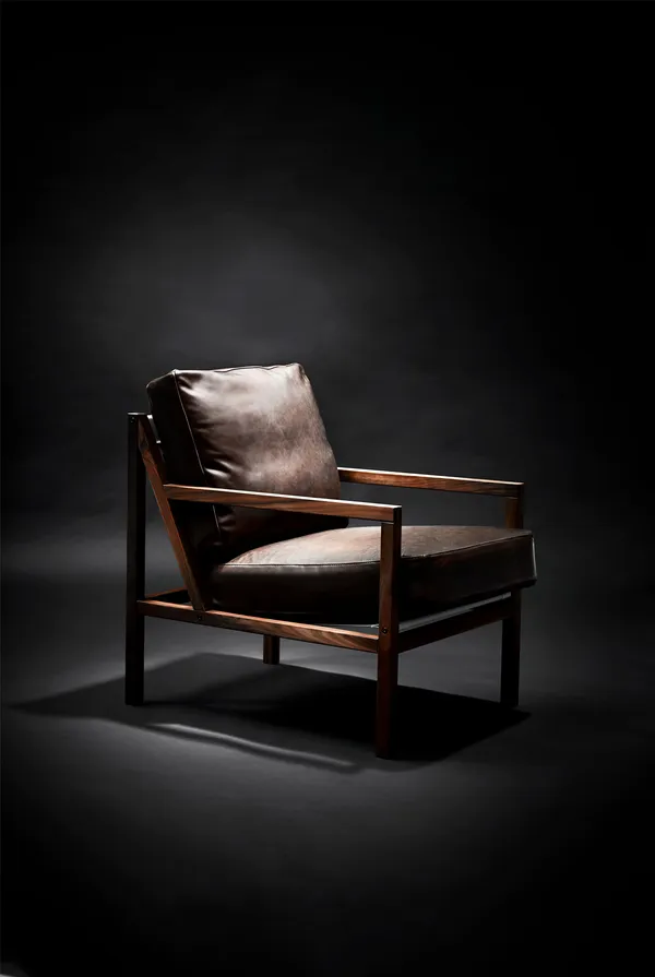 Seventy Five Wood Lænestol Valnød / Læder