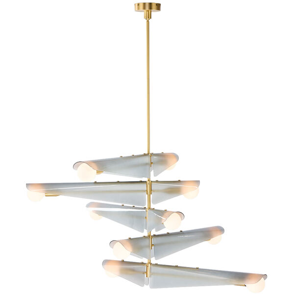 Sycamore 5 Ceiling Lamp Brass / Dawn Grey