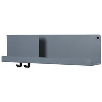 Folded Hylly 165x63 cm Siniharmaa